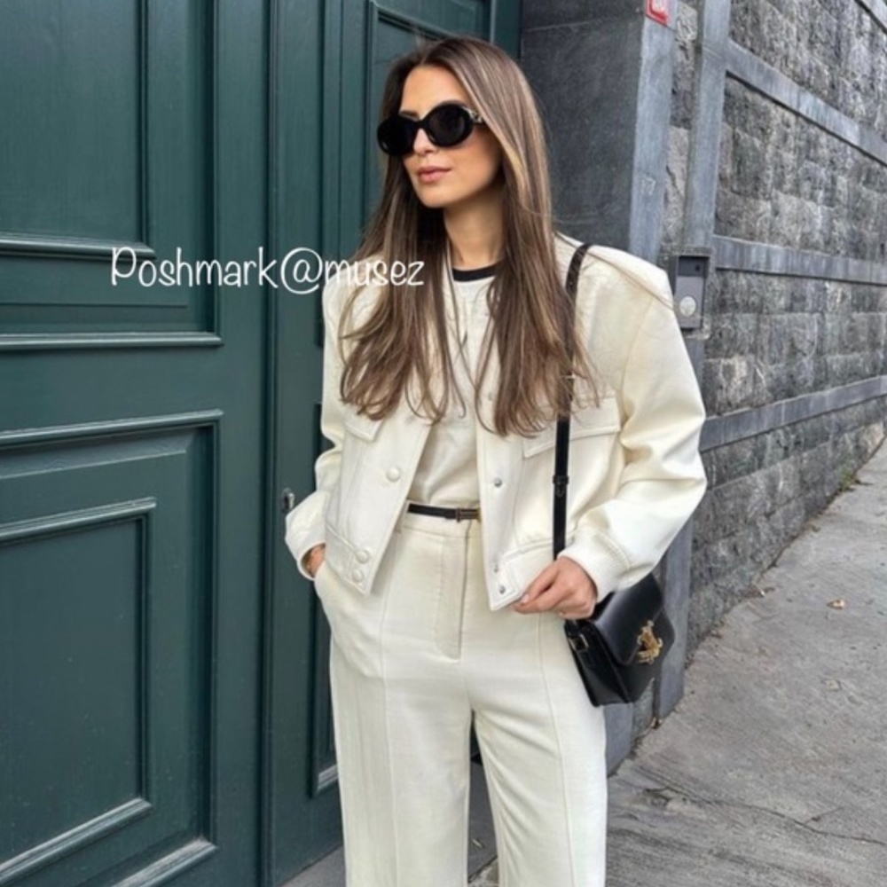 Zara MAXI POCKET BOMBER - Picture 1 of 17